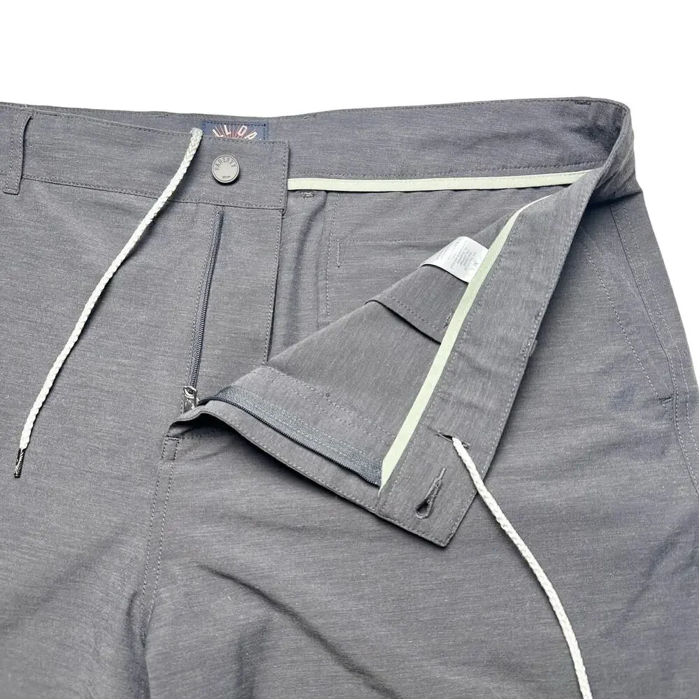 Faherty | Men | All Day Charcoal 7 Inch Flat Front Performance Shorts | Size 38